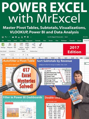 cover image of Power Excel with MrExcel--2017 Edition